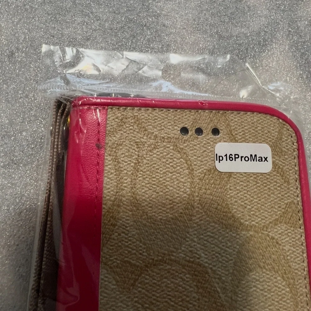 COACH iPhone 16 Pro Max Wallet Flip Phone case - Picture 10 of 15